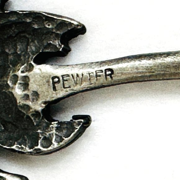 Hearst Castle Souvenir Spoon - 1990 Josef Pewter Signed - Picture 8 of 8